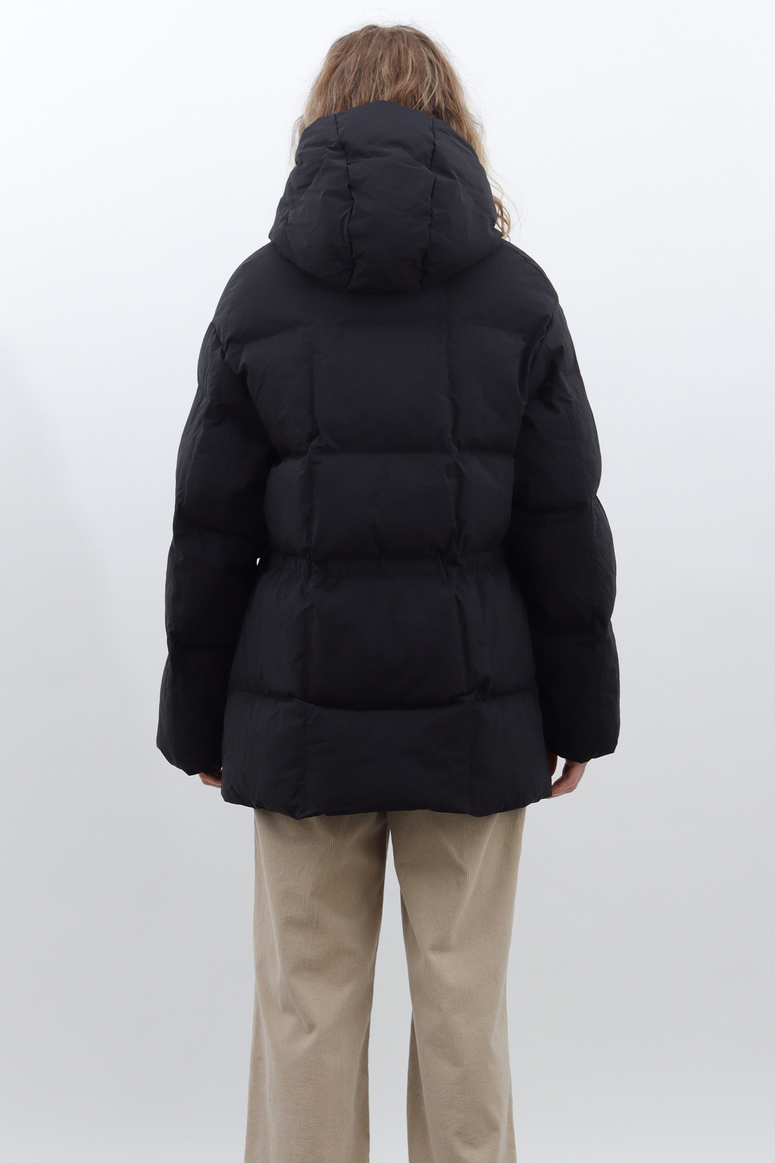 RONNE puffer jacket in black