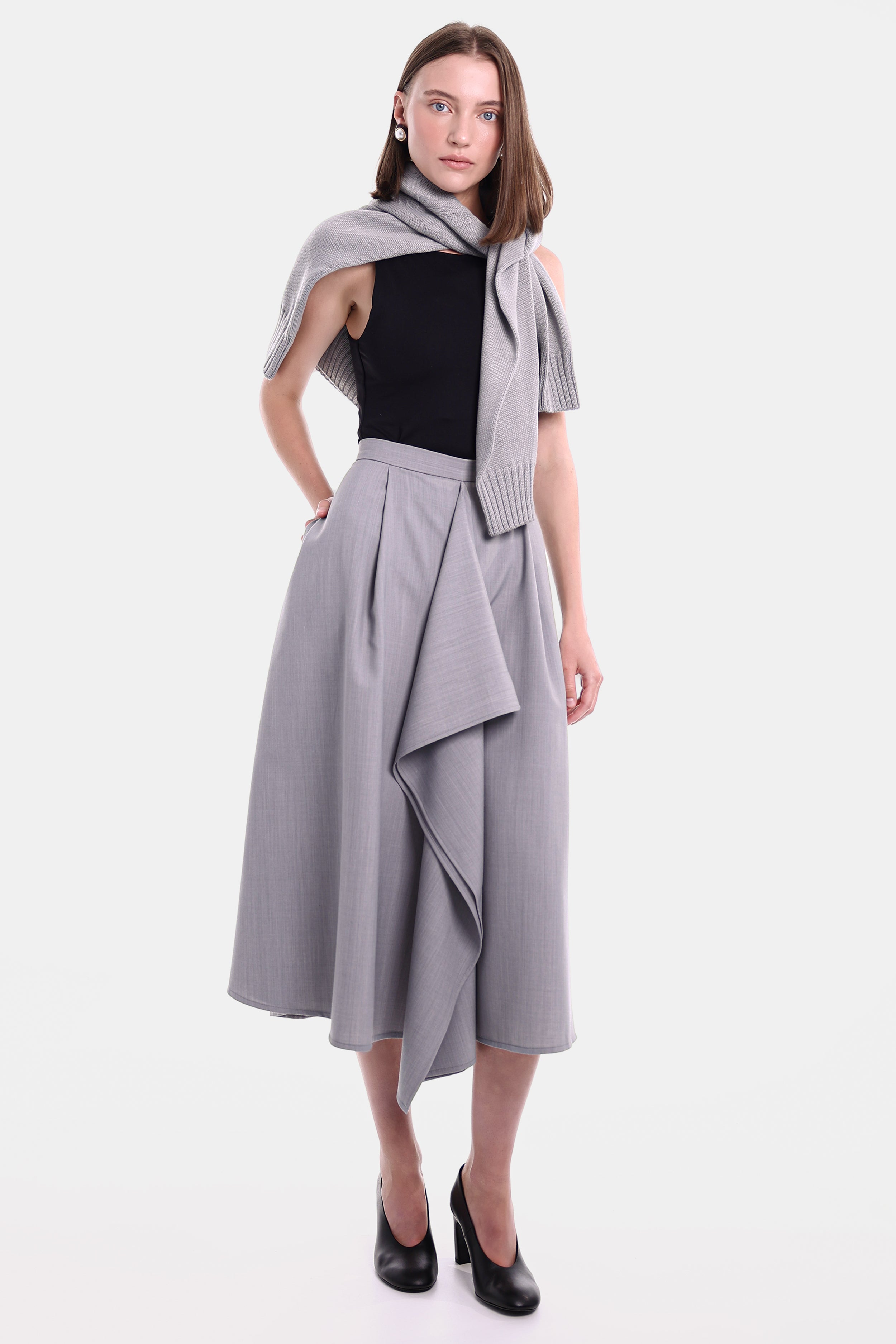 RINA skirt in grey