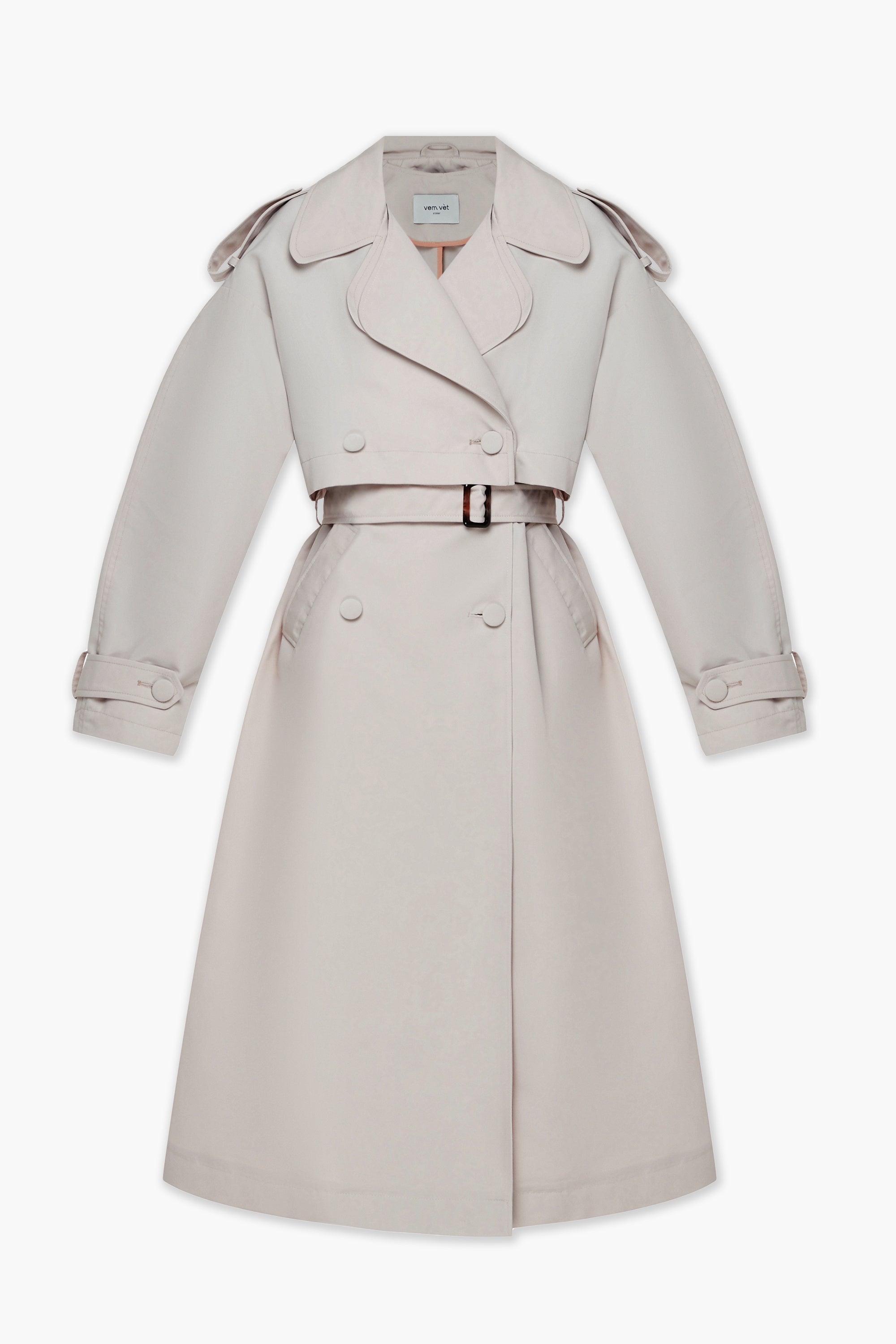 BERGEN trench coat / light biege