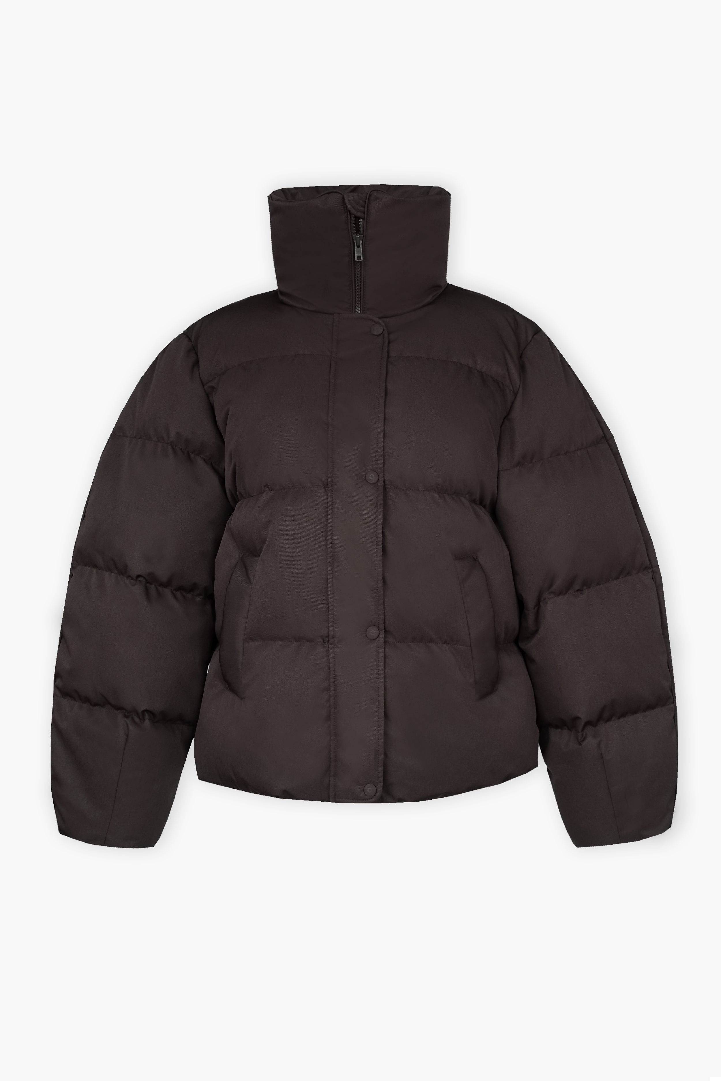 Пуховик VOSS / шоколадний