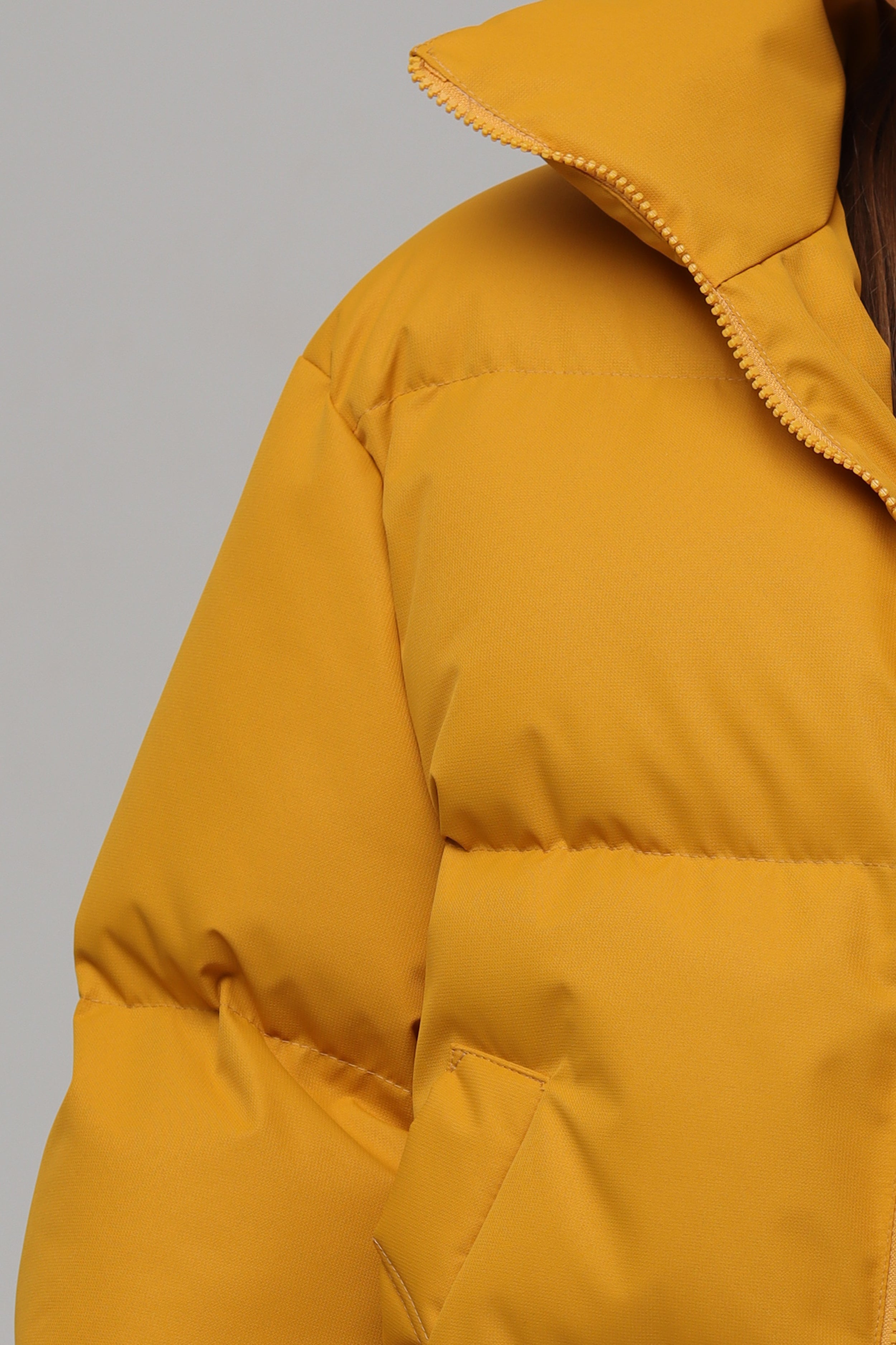 MORITZ puffer jacket in gold