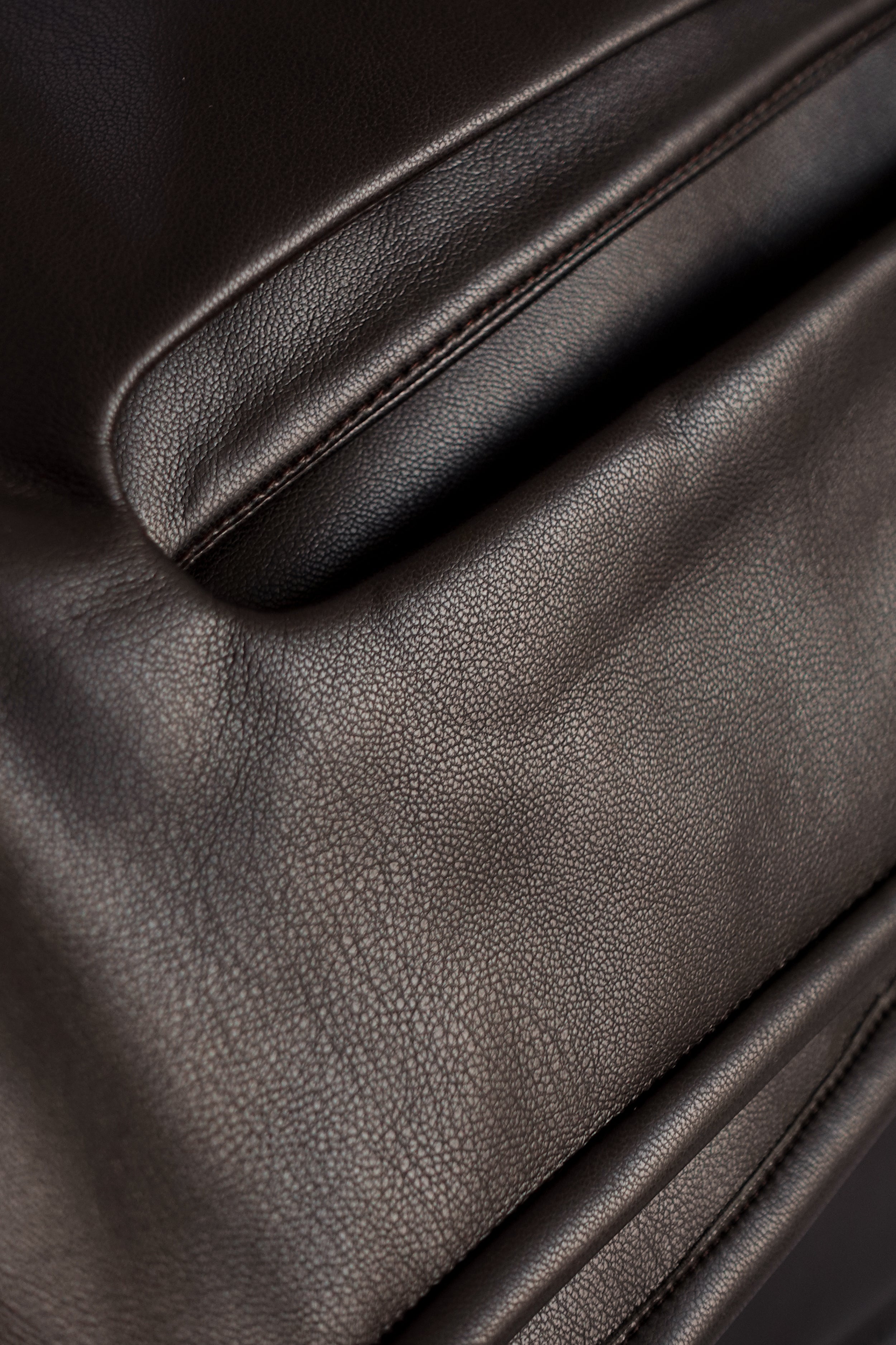 Сумка-хобо / шоколадна