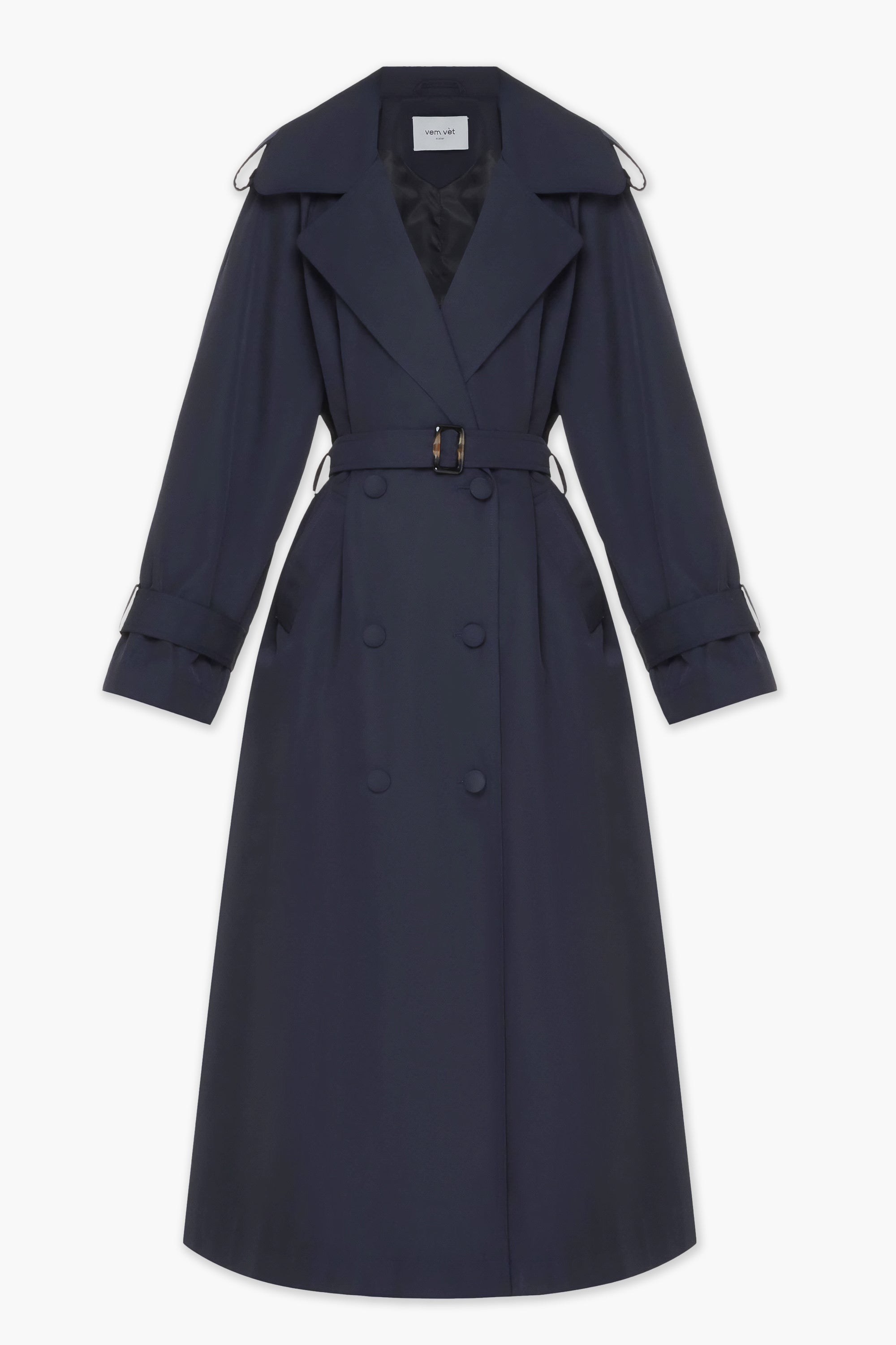 AMSTERDAM trench coat / navy