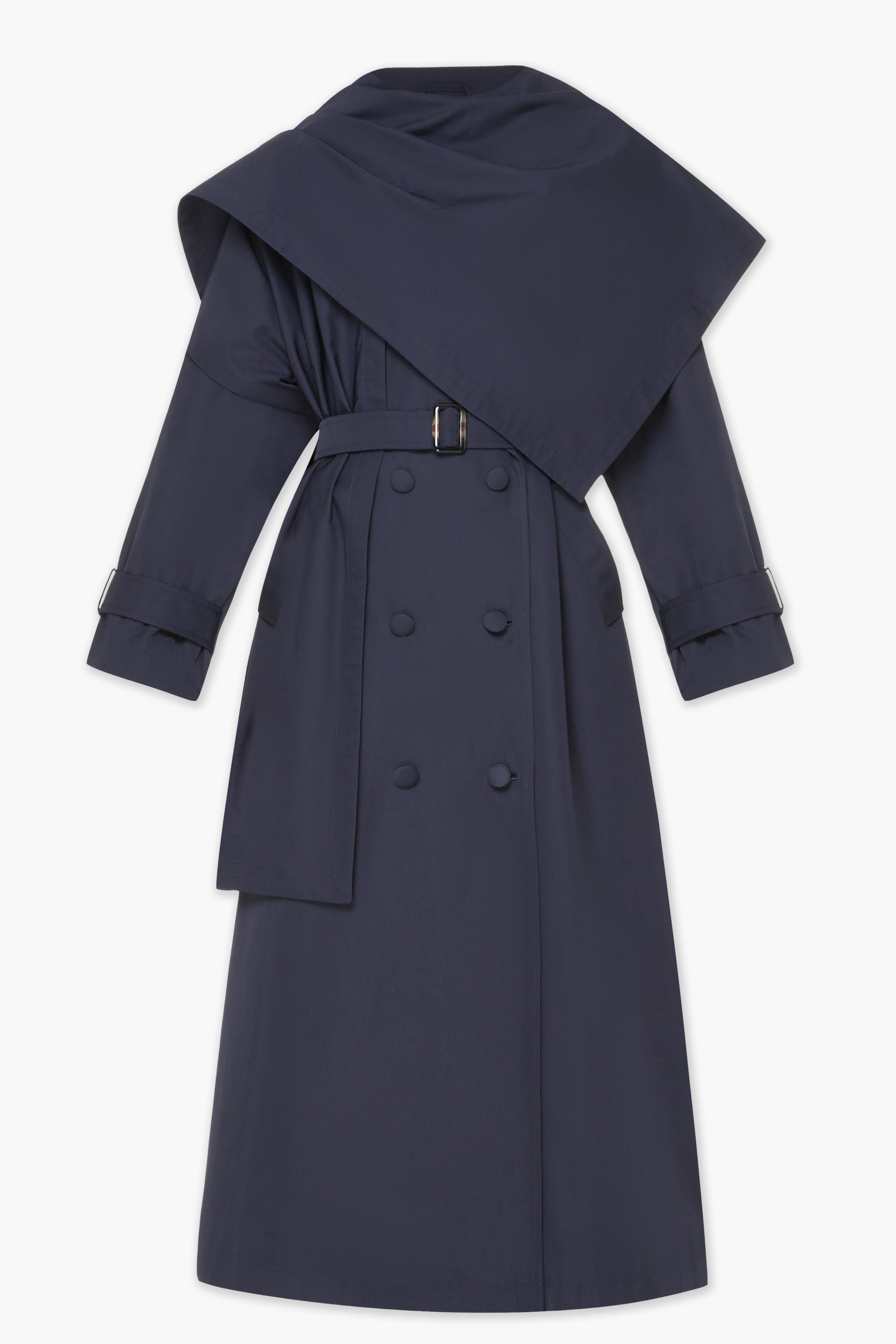 AMSTERDAM trench coat / navy