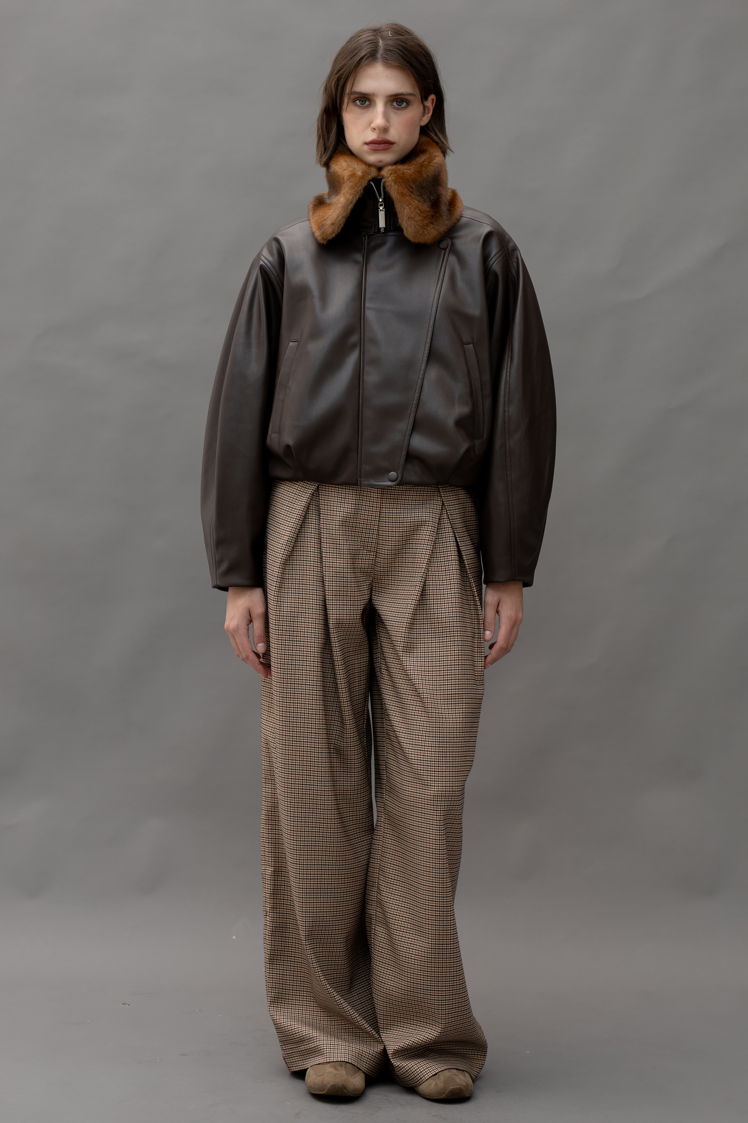ATLAS jacket in dark chocolate