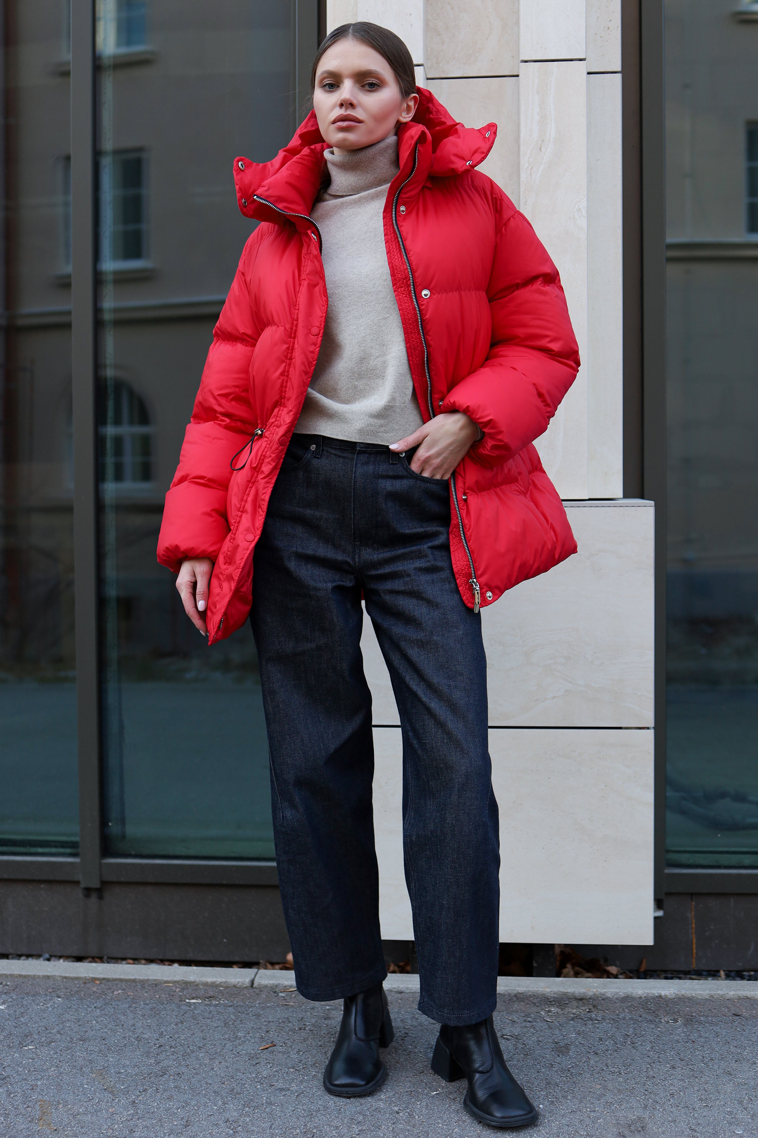 Пуховик ORESUND / червоний