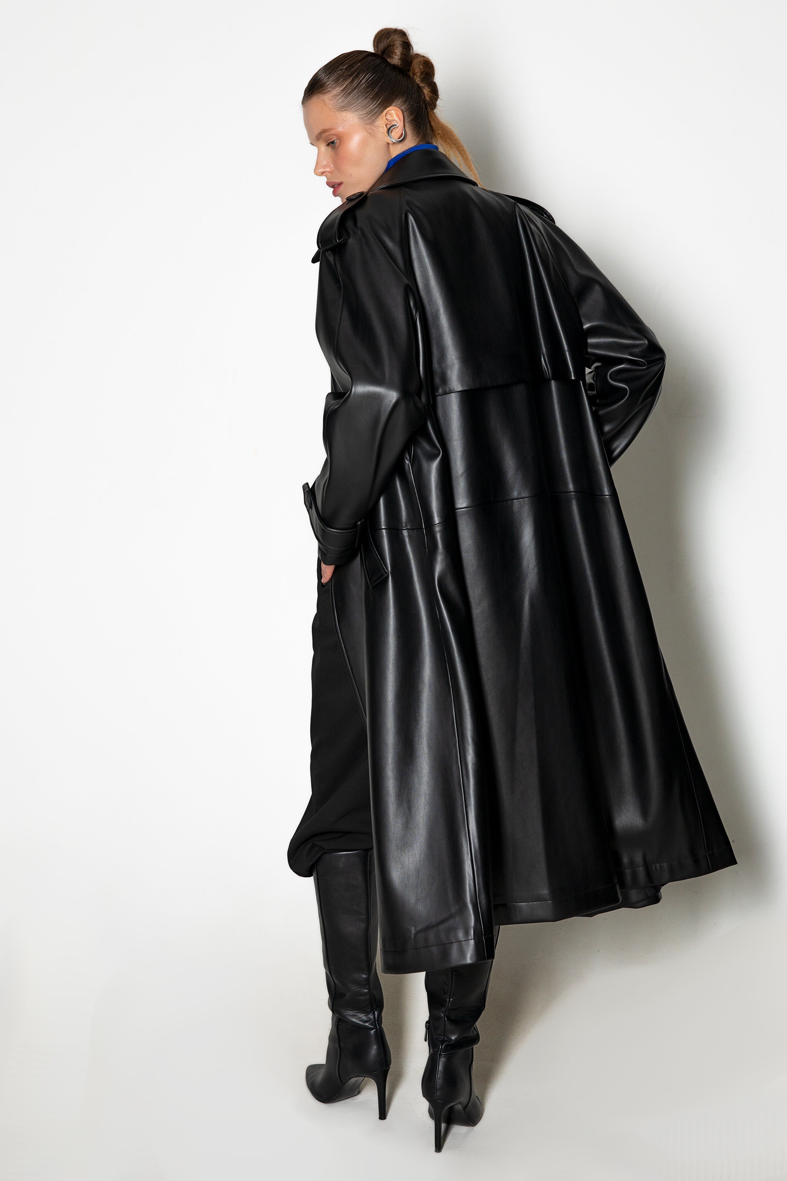 BERLIN trench coat / black