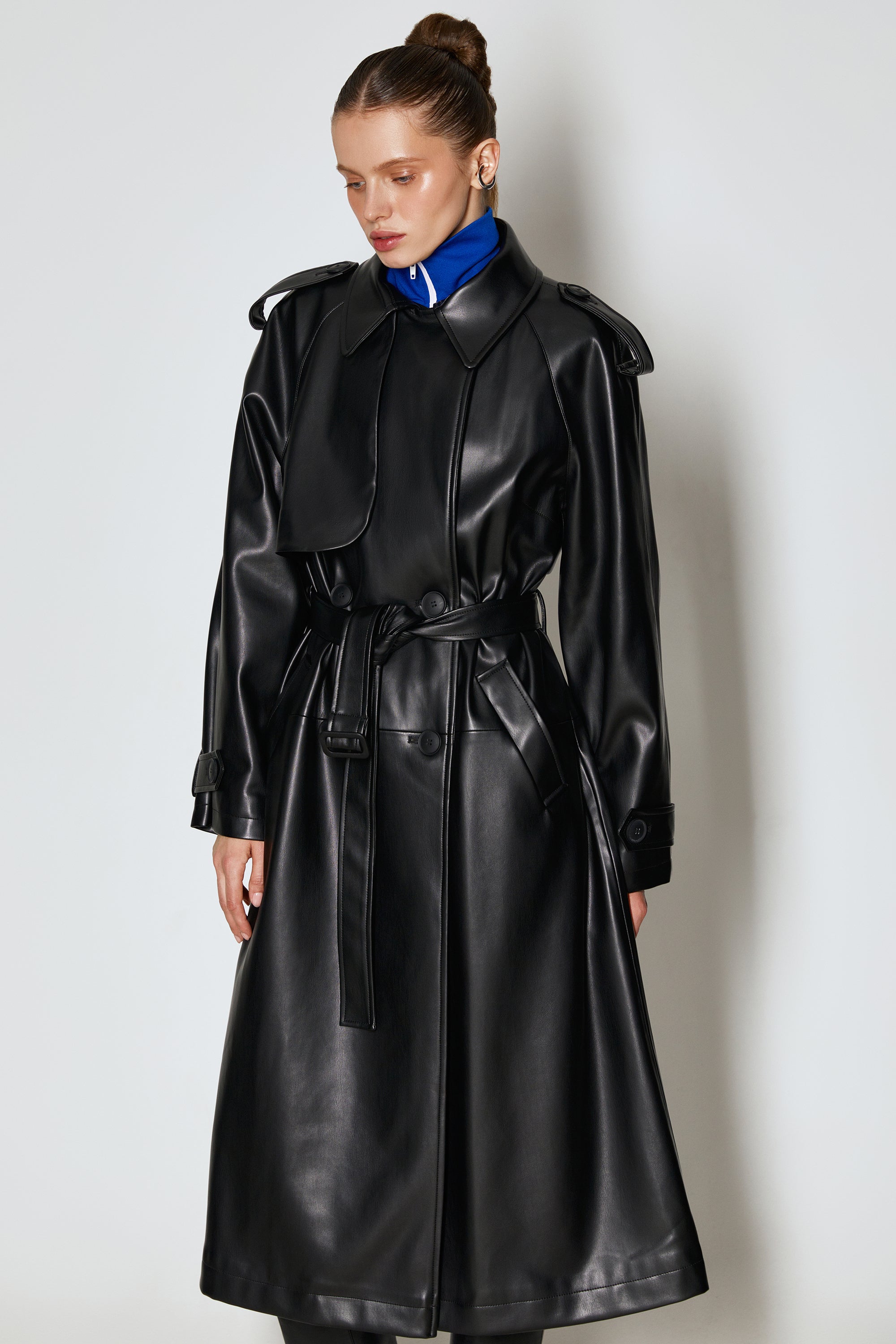 BERLIN trench coat / black